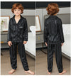 Boys Thin Homewear Lapel Casual Pajamas Set Two-piece Set Spring And Autumn